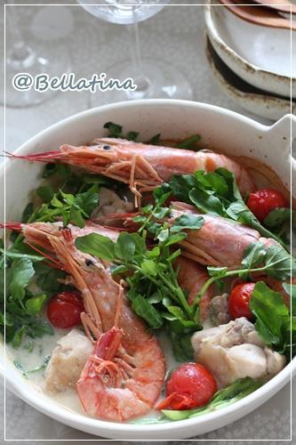 2016/01/29　エビとチキンの豆乳鍋　Byシトロン　ヨーコ先生