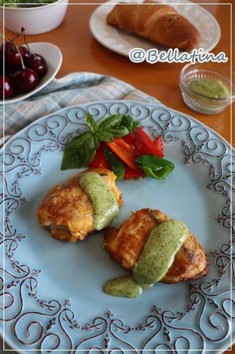 2026/02/05　真鱈のピカタ　バジルマヨ添え　Byばん　くみこ先生