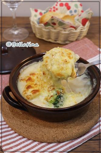 2026/03/19　ホタテと新玉ねぎの春のホワイトグラタン　Byばん　くみこ先生