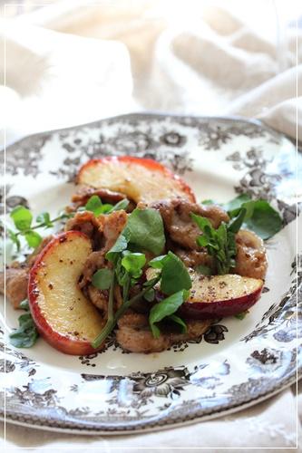 2025/10/30 豚肉とリンゴのソテー Byシトロン　ヨーコ先生