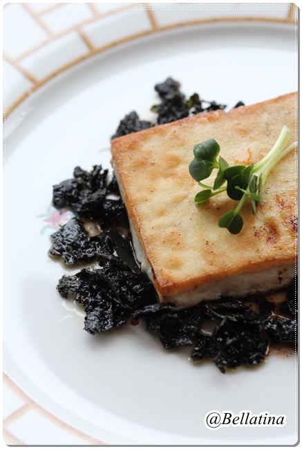 豆腐のステーキ　海苔バターソース　ｂｙシトロン　ヨーコ先生